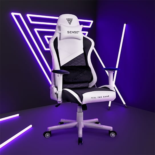 Ігрове крісло Spellcaster Senshi біле