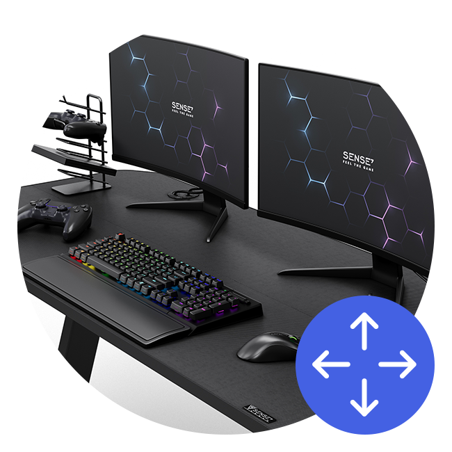 Робоча поверхня столу SENSE7 Nomad Basic
