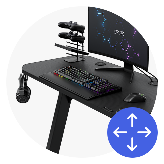 Компактний ігровий стіл SENSE7 Nomad Basic