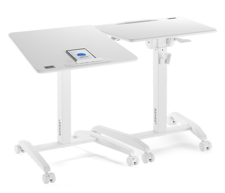 Компактний мобільний стіл SENSE7 білий