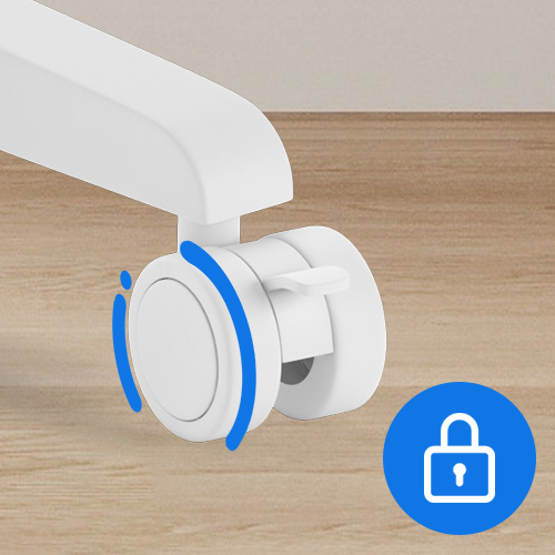 Колеса з фіксацією столу SENSE7