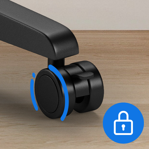 Колеса з фіксацією мобільного столу SENSE7