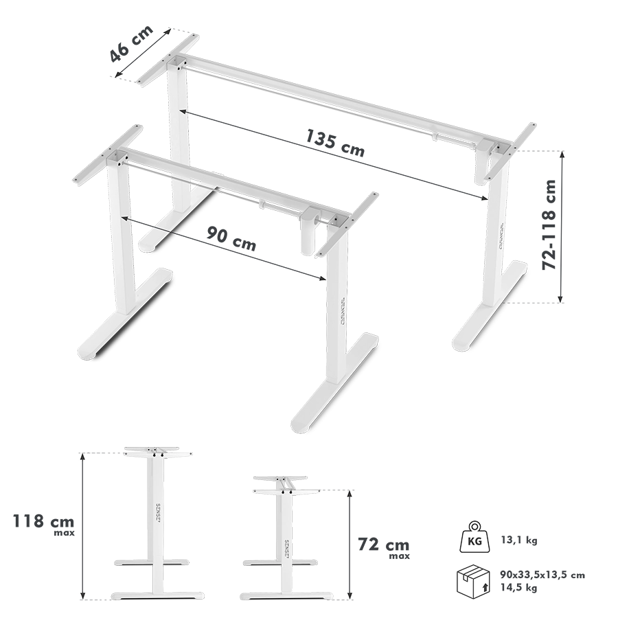 Рама столу Sense7 Nojo Frame