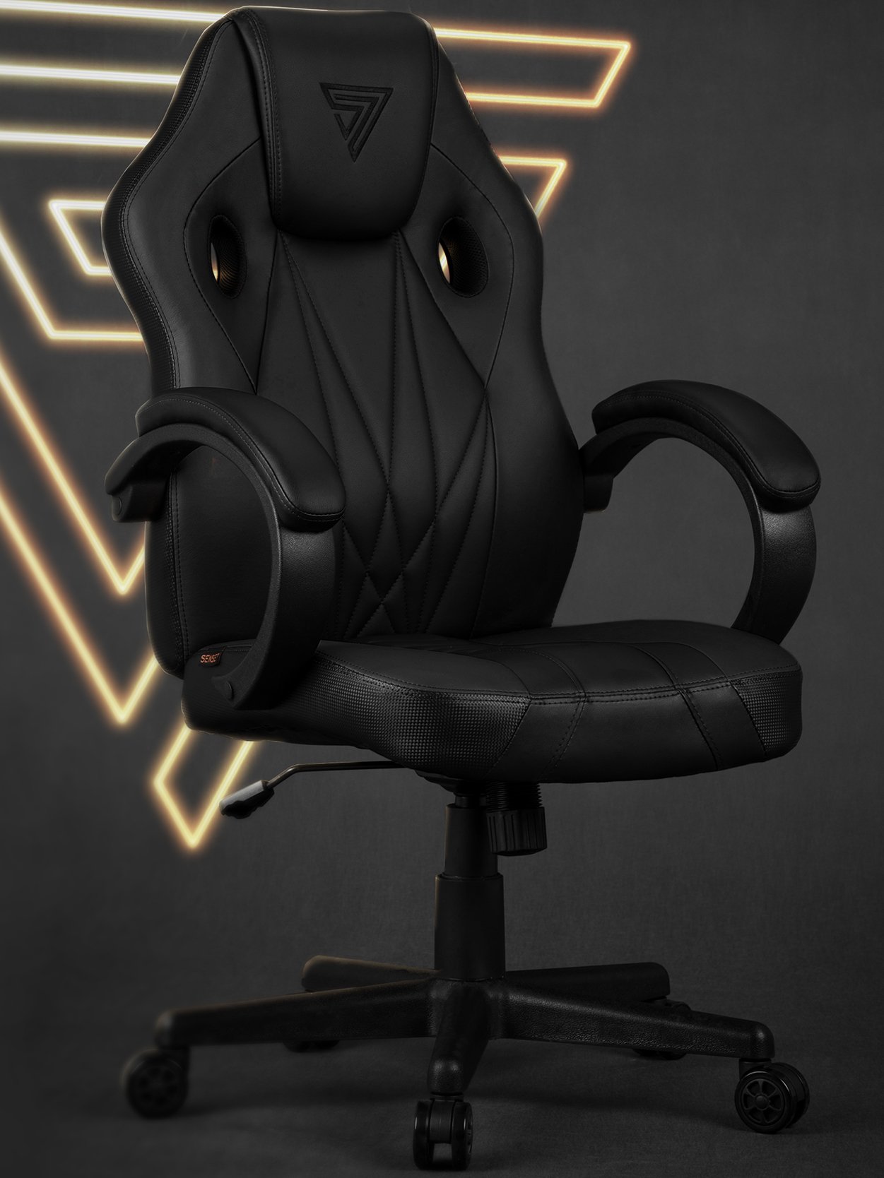 Ігрове крісло SENSE7 Prism чорне