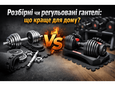Розбірні чи регульовані гантелі: що краще для дому