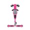 Дитячий самокат з батьківською ручкою Globber Go Up Deluxe Lights Pink (646-110)