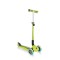 Дитячий самокат з батьківською ручкою Globber Go Up Deluxe Lights Lime Green (646-106)