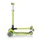 Дитячий самокат з батьківською ручкою Globber Go Up Deluxe Lights Lime Green (646-106)