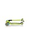 Дитячий самокат з батьківською ручкою Globber Go Up Deluxe Lights Lime Green (646-106)