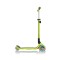 Дитячий самокат з батьківською ручкою Globber Go Up Deluxe Lights Lime Green (646-106)