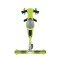 Дитячий самокат з батьківською ручкою Globber Go Up Deluxe Lights Lime Green (646-106)