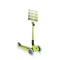 Дитячий самокат з батьківською ручкою Globber Go Up Deluxe Lights Lime Green (646-106)