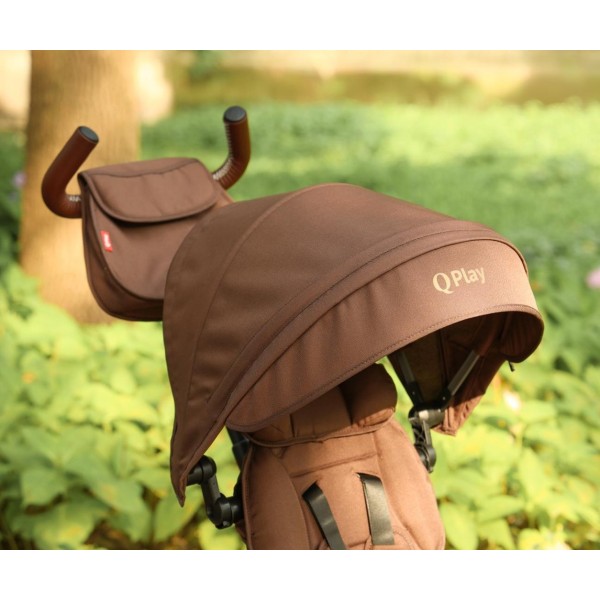Триколісний велосипед Qplay Rito Deluxe Rubber Brown