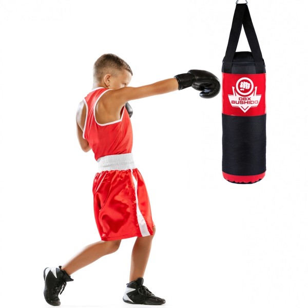 Боксерський мішок DBX Bushido Kids Red 60см, 6–7кг