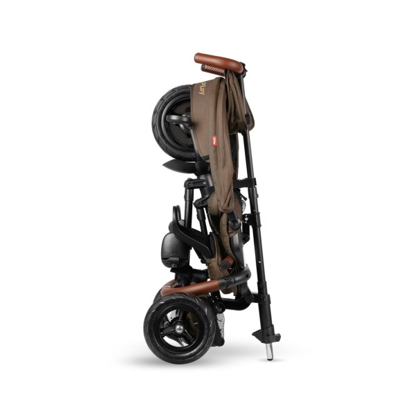 Триколісний велосипед Qplay Rito Deluxe Rubber Brown