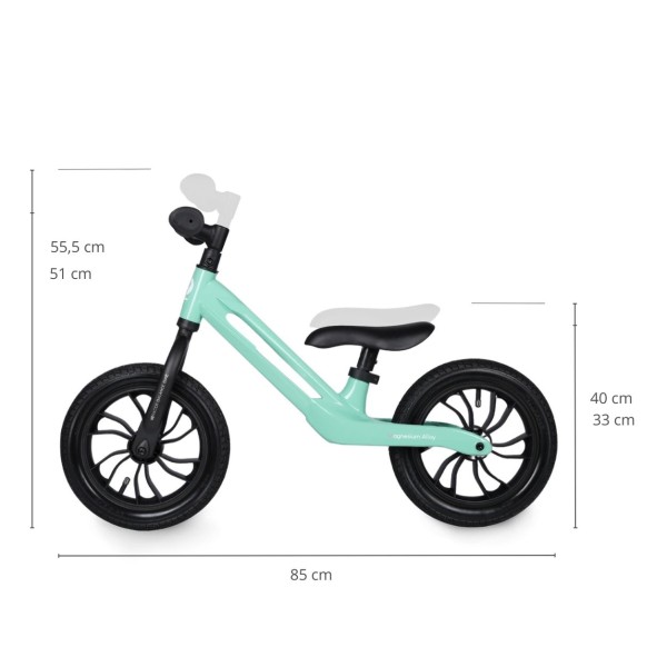 Біговел Qplay Racer Mint 12″