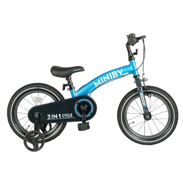 Дитячий біговел Qplay Miniby 14, синій