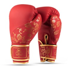 Жіночі боксерські рукавички DBX BUSHIDO Rubby Rose, червоно-золоті