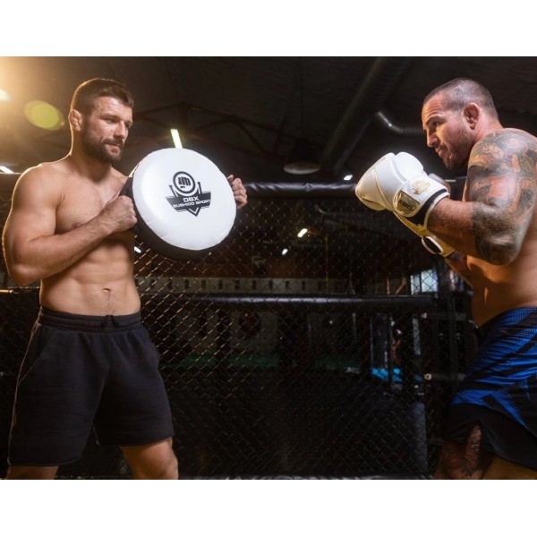 Круглий тренувальний щит DBX BUSHIDO TO-White 40см, білий