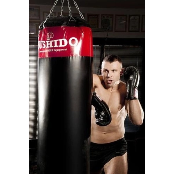 Боксерський мішок DBX Bushido 180 Red, 180×40см, 60кг