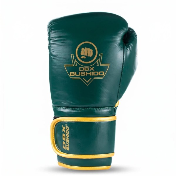 Боксерські рукавички DBX BUSHIDO ProFighter Emerald, Legacy Series, 6-шарові