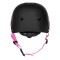 Захисний шолом Nils MTW001-1, чорно-рожевий, розмір M(55–58см)