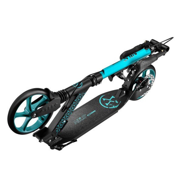 Самокат Nils Extreme HM124T з дисковим гальмом, бірюзовий