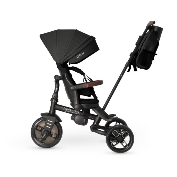 Триколісний велосипед Qplay Comfo Max, чорний