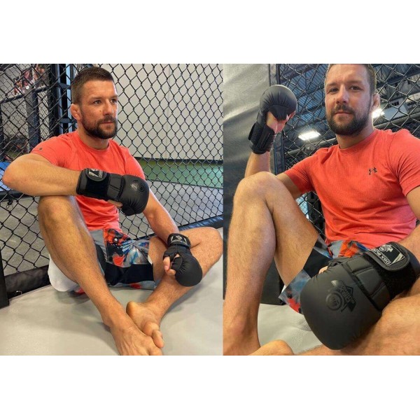 Рукавички MMA для спарингів DBX BUSHIDO Black Master Valor Series, розмір M, чорні