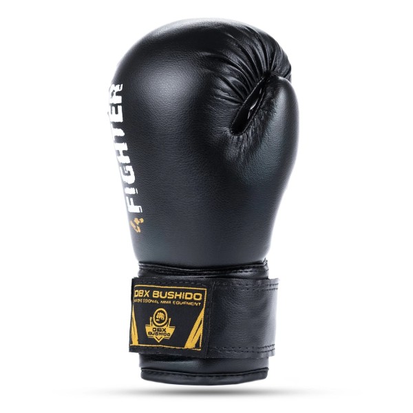 Боксерські рукавички DBX BUSHIDO 4Fighter Black 6oz чорно-золоті