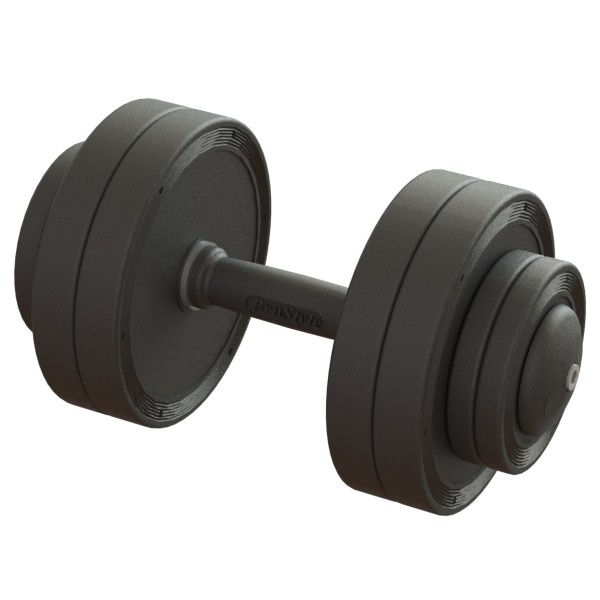 Гантель професійна 25кг BruStyle TC126-25PL