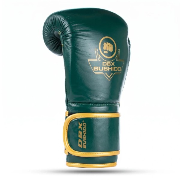 Боксерські рукавички DBX BUSHIDO ProFighter Emerald, Legacy Series, 6-шарові