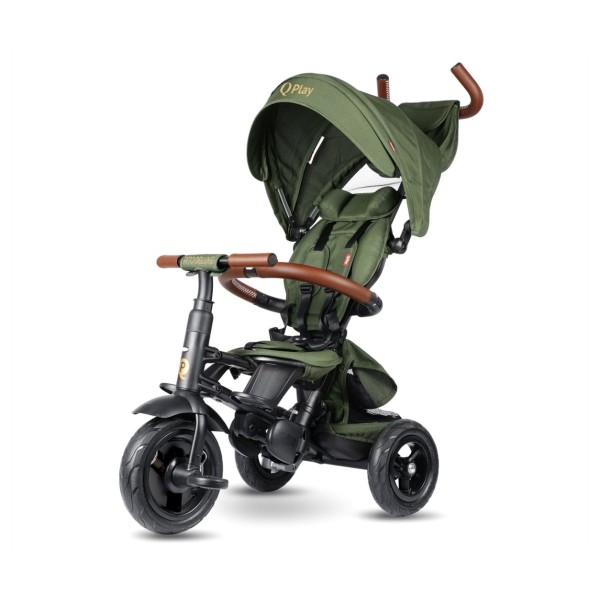 Триколісний велосипед Qplay Rito Deluxe Rubber Olive