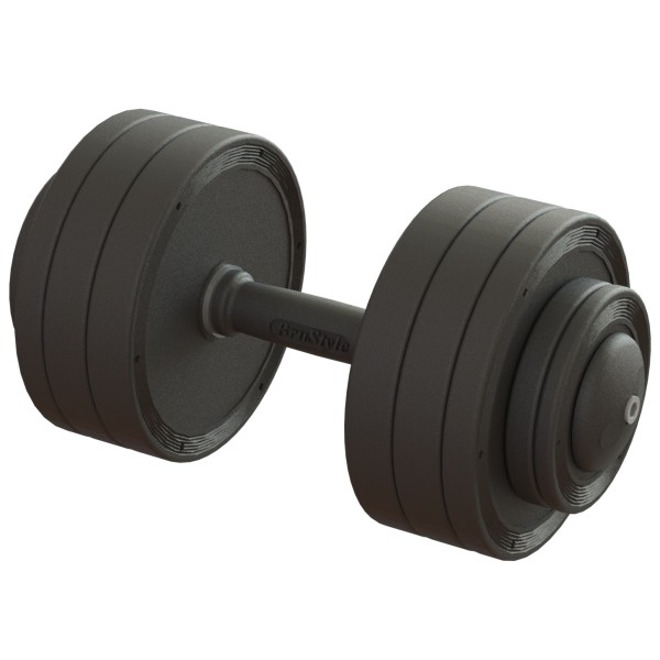 Гантель професійна 28 кг BruStyle TC126-28PL