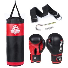 Дитячий боксерський набір DBX BUSHIDO Kids60, 60x25см, червоний