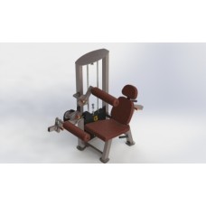 Сидячий згинач стегна Brustyle TC235, 105 кг