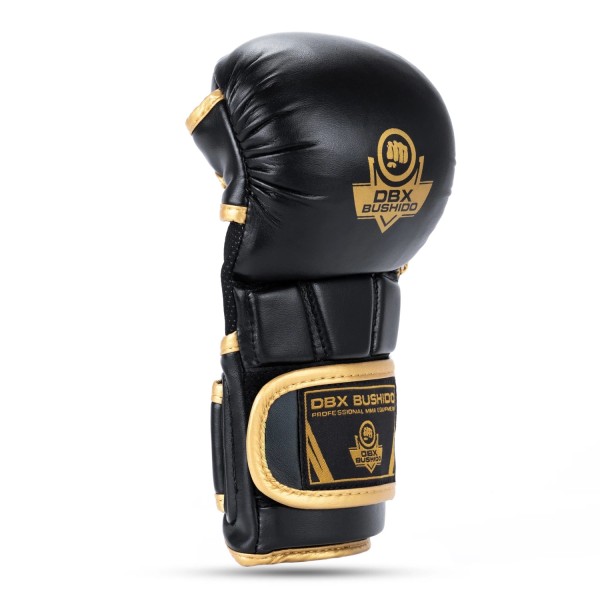 Рукавички MMA для спарингу DBX BUSHIDO Master Gold, розмір L, Valor Series