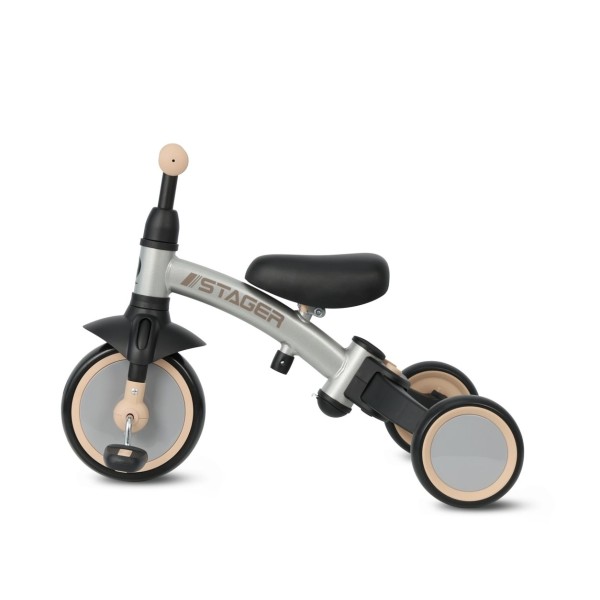 Триколісний велосипед Qplay Stager 3w1 Silver
