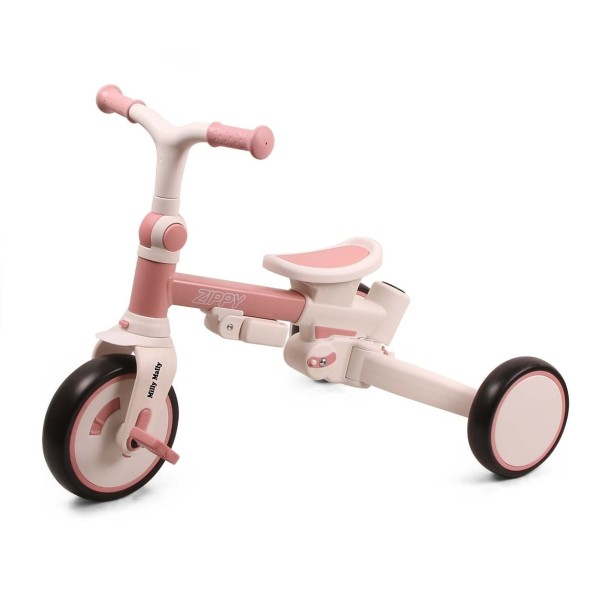 Триколісний велосипед Milly Mally Zippy 5в1 Pink