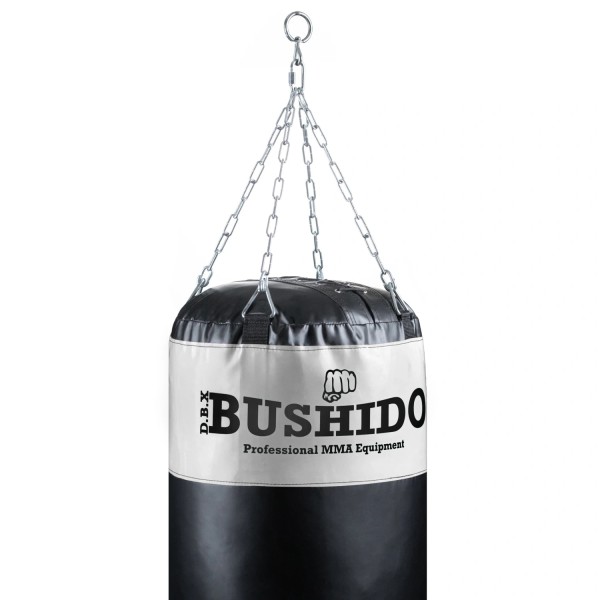 Боксерський мішок набивний DBX Bushido DBX 140 White 140×40см