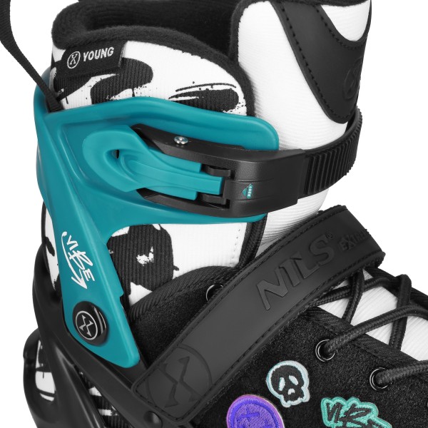 Роликові ковзани NILS EXTREME NA2053A VIBE, бірюзові, XS (29–32)