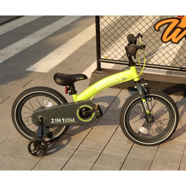 Дитячий біговел 3в1 Qplay Miniby 14 Green