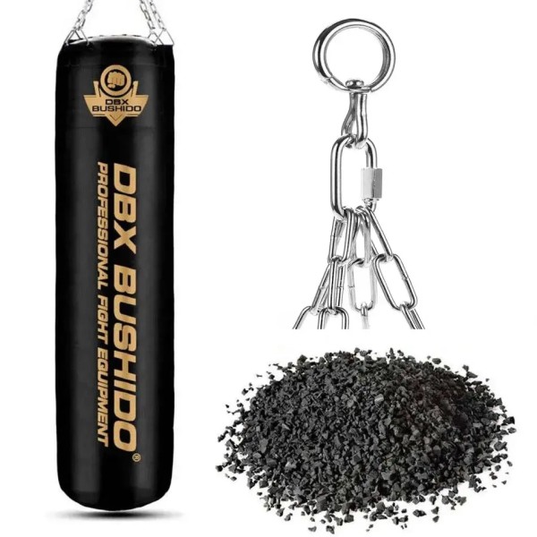 Боксерський мішок DBX Bushido SBRX Gold 130см×30см, 60кг