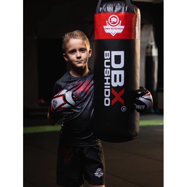 Боксерський мішок для дітей DBX Bushido Junior Red, 80×30см, 15кг