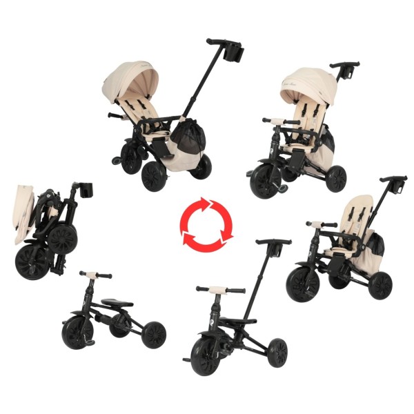 Триколісний велосипед Qplay Nova Max Beige