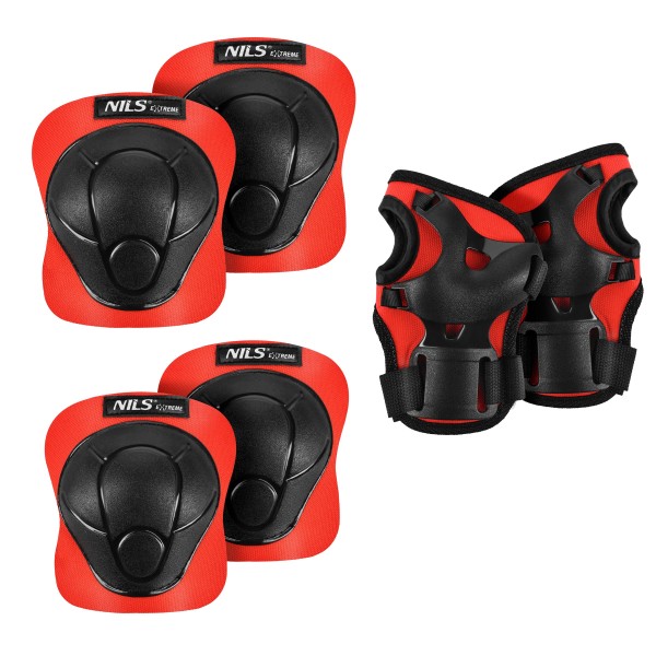 Набір захисту NILS EXTREME H210, червоний, L