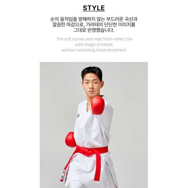 Рукавички для карате MOOTO Mitts 2 RED WKF