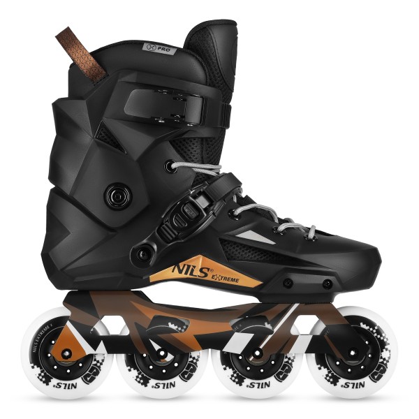Роликові ковзани для слалому NILS EXTREME NA1601, чорні, 42