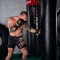 Рукавички для тренування на снарядах DBX BUSHIDO Mitts Gold, M, чорно-золоті