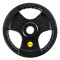 Олімпійський диск HMS TOK25 PRO Tri-Grip, гумований, 25кг